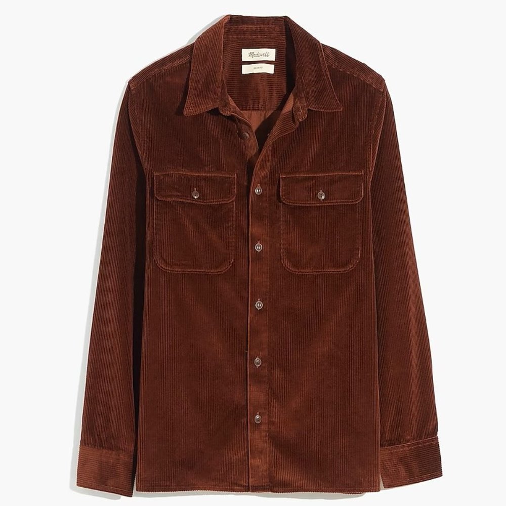Madewell Corduroy Easy Long-Sleeve Shirt
